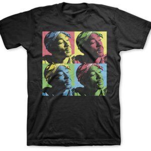 Tupac Pop Art Graphic T-Shirt Rap Legend Hip Hop Fan Gift Music Tee 17